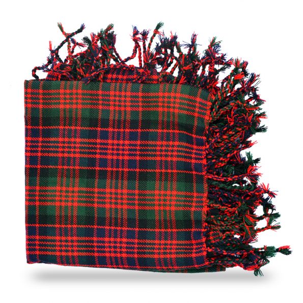 Men's Scottish Kilt Fly Plaid Tartan 48" X 48" Acrylic Wool Highland Wear